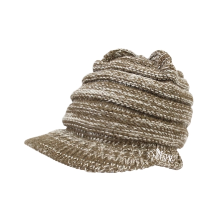 DAYSPROUT(ディスプラウト) DSツバ付きニットキャップ ブラウン