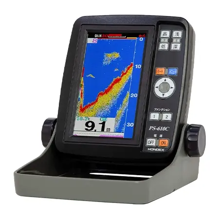 HONDEX(ホンデックス) 魚群探知機 PS-610C 5型ポータブル魚探
