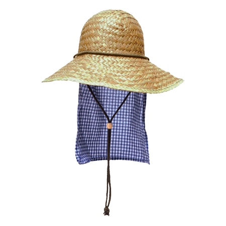 大阪漁具(オオサカギョグ)(OGK) ウェア 麦わら帽子 脱着式日除け付