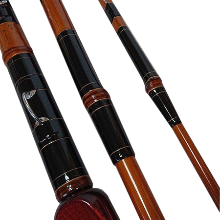 瀧澤(タキザワ) ロッド 漆塗り石鯛クチジロ竿 秘作 三本継