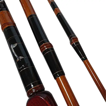 瀧澤(タキザワ) ロッド 漆塗り石鯛クチジロ竿 秘作 三本継