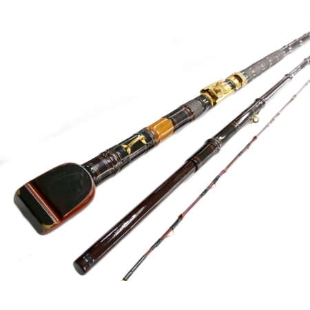 瀧澤(タキザワ) ロッド 石鯛 和竿 秘竿 総漆塗りタイプ5.6m 3本継