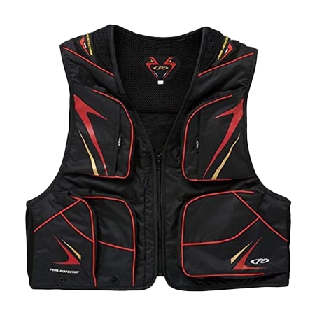 X-SELL(エクセル) ウェア 鮎ベスト グレー×レッド FP-5180