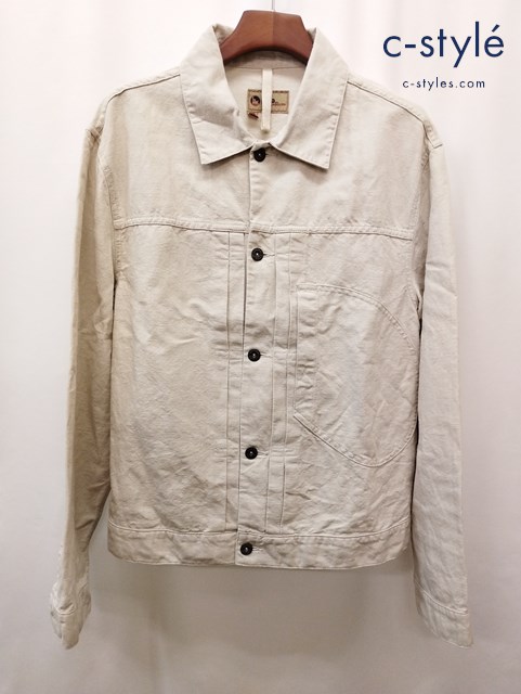 NIGEL CABOURN ナイジェルケーボン ミリタリージャケット 52 生成り 8046-13-30030 ボタン