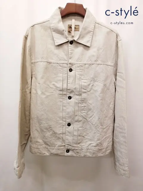 NIGEL CABOURN ナイジェルケーボン ミリタリージャケット 52 生成り 8046-13-30030 ボタン