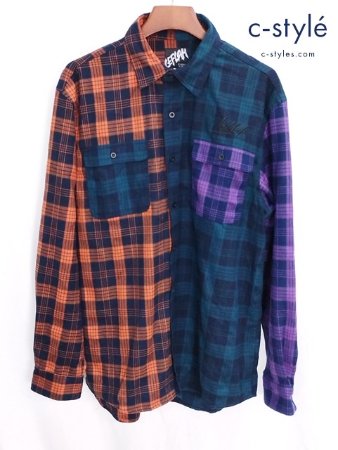 LEFLAH レフラー 長袖シャツ XL マルチカラー チェック柄
