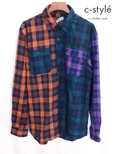 LEFLAH レフラー 長袖シャツ XL マルチカラー チェック柄