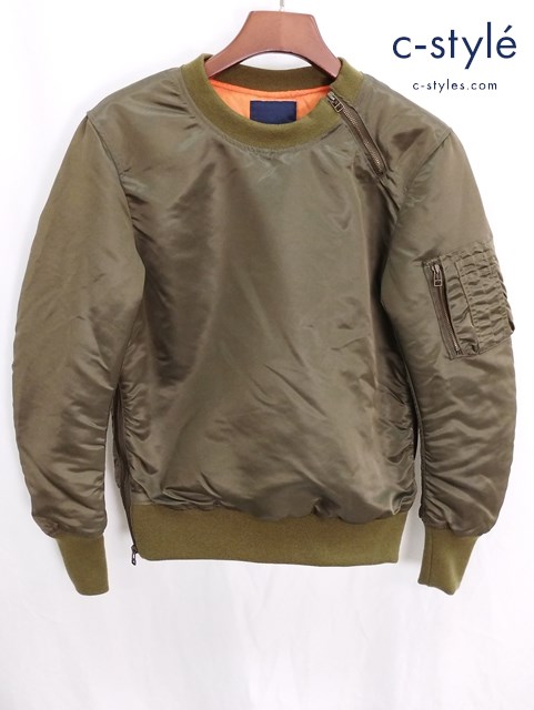RAINMAKER KYOTO レインメーカーキョウト ジャケット 46 カーキ Pullover Flight Jacket RM162-029