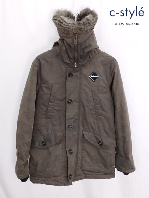 NIKE×F.C.Real Bristol ジャケット M カーキ ファー付き HO140310PMA