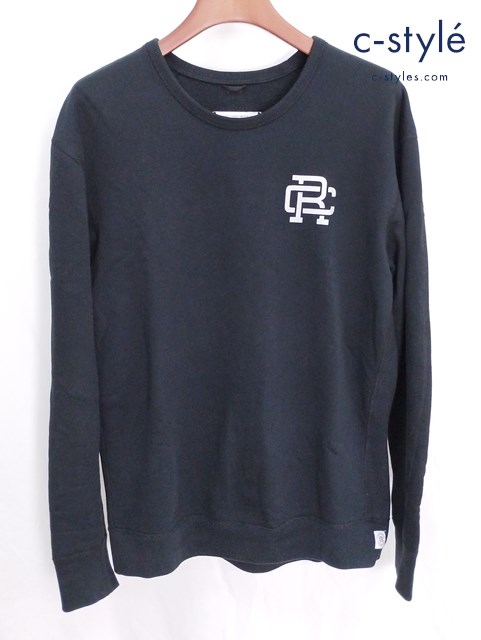Ron Herman × REIGNING CHAMP トレーナー L ブラック Crew Neck Sweat
