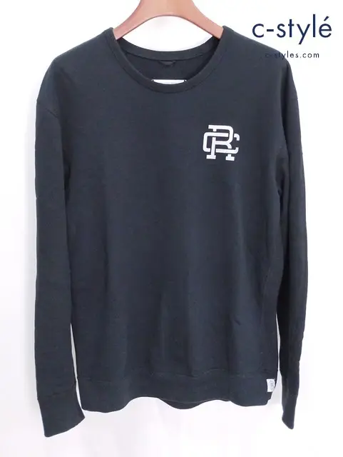 Ron Herman × REIGNING CHAMP トレーナー L ブラック Crew Neck Sweat