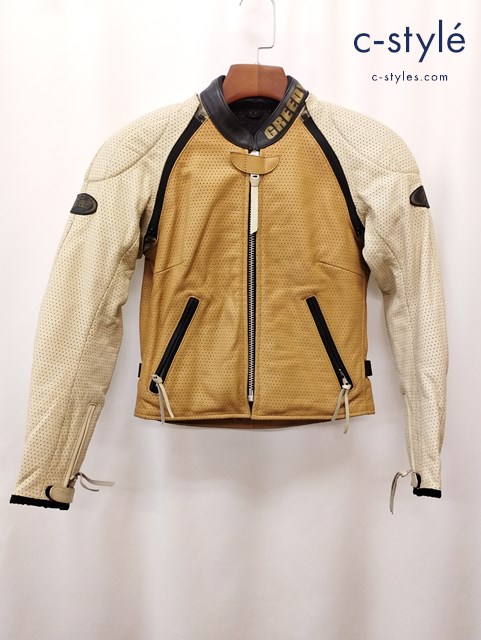 GREEDY グリーディー ライディングジャケット S マルチカラー レザージャケット 牛革 レディース