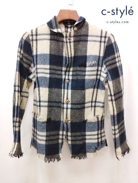 45R フォーティーファイブアール メリノチェックジャケット 2 マルチカラー ウール 5111012 レディース