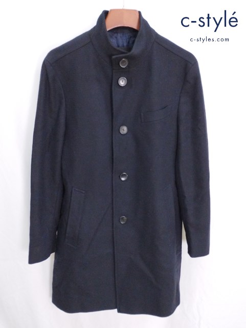 HUGO BOSS ヒューゴボス チェスターコート 46 ネイビー