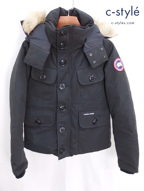 CANADA GOOSE カナダグース ラッセルパーカー XS ブラック 2301JM ファー付き