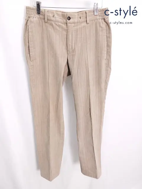 GIAB’S ARCHIVIO ジャブスアルキヴィオ パンツ 44 ベージュ MASACCIO A5964 イタリア製