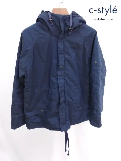 BLUE BLUE インディゴリップウォータープルーフコールドウェザーパーカー 1 ネイビー JK1906 フード