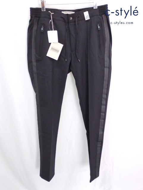 giab’s ARCHIVIO ジャブスアルキヴィオ イージーテックナイロンパンツ 48 ブラック MASACCIO TECH A5726