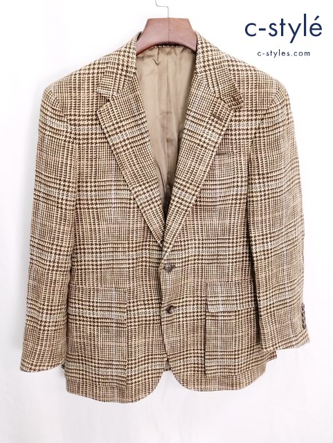 POLO RALPH LAUREN ポロラルフローレン テーラードジャケット 38S ベージュ系 総柄 2B