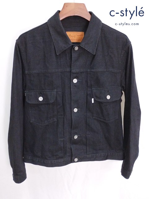 PHIGVEL フィグベル Gジャン 2ndタイプ 36 (1) ブラック Lot300 デニム PMAL-300BK