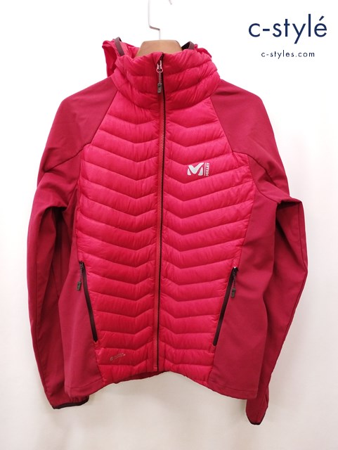 MILLET ミレー ダウンジャケット L レッド PERTEX QUANTUM 0111906