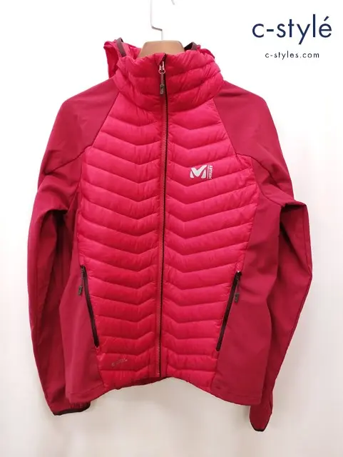 MILLET ミレー ダウンジャケット L レッド PERTEX QUANTUM 0111906