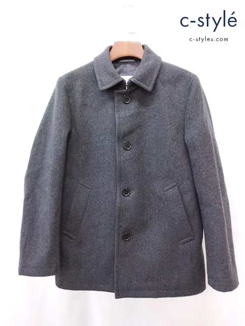 MACKINTOSH PHILOSOPHY アドミラルメルトシングルピーコート 38 グレー H1C67-424-06 4B