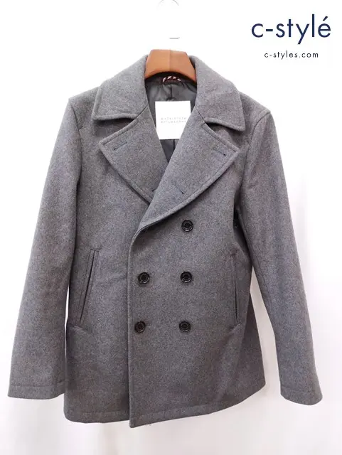 MACKINTOSH PHILOSOPHY マッキントッシュフィロソフィー Pコート 38 グレー H1C65-824-07 ダブルボタン