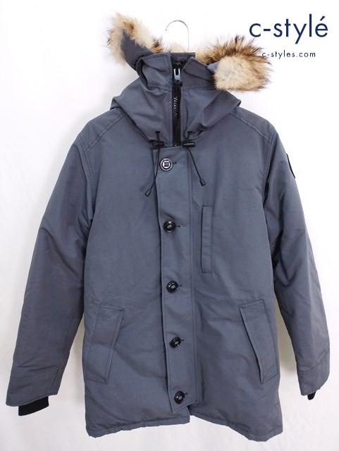 CANADAGOOSE カナダグース ダウンジャケット MM グレー シャトーパーカ ファー付き 3426MB