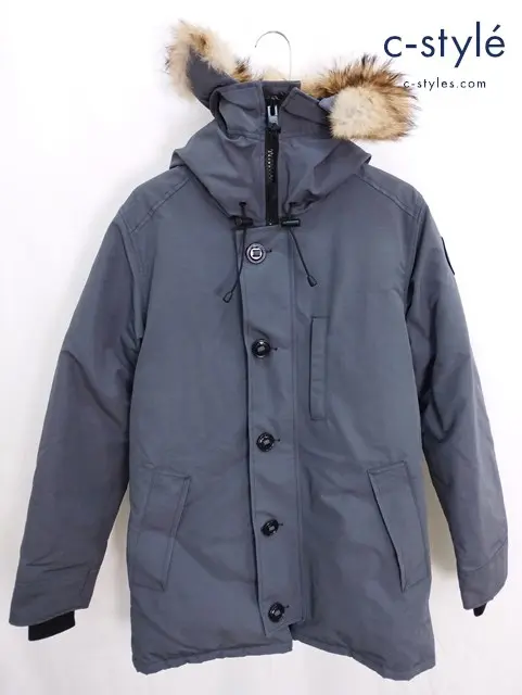 CANADAGOOSE カナダグース ダウンジャケット MM グレー シャトーパーカ ファー付き 3426MB