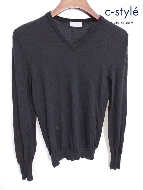 Dior homme ディオール セーター XS ブラック ウール100% イタリア製 6HH4051463