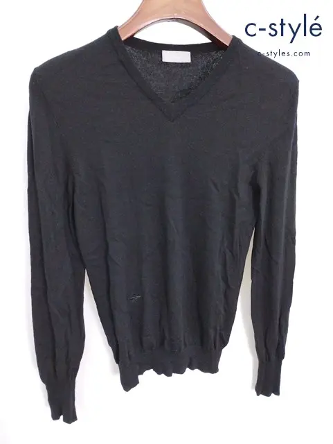 Dior homme ディオール セーター XS ブラック ウール100% イタリア製 6HH4051463