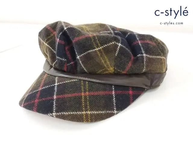 Barbour バブアー キャスケット M マルチカラー チェック柄 LHA0039