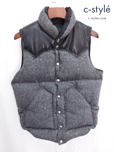 ROCKY MOUNTAIN FEATHER BED ロッキーマウンテンフェザーベッド ダウンベスト 38 グレー 450-442-05