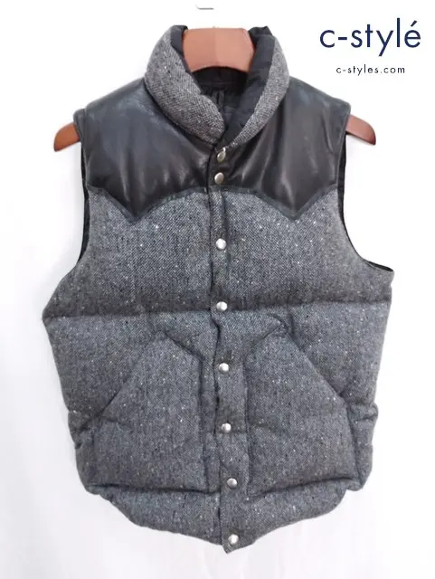 ROCKY MOUNTAIN FEATHER BED ロッキーマウンテンフェザーベッド ダウンベスト 38 グレー 450-442-05