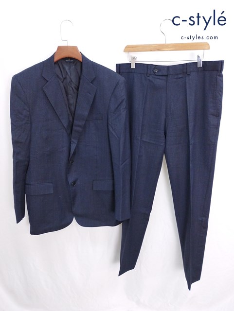 Brooks Brothers ブルックスブラザーズ スーツ 上下セット 42REG 36W ネイビー 2B Tollegno1900 セットアップ