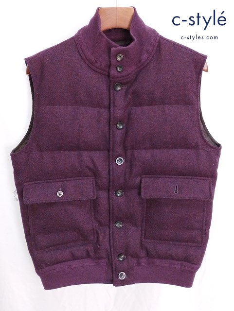 VALSTARINO バルスタリーノ ダウンベスト 48 ワインレッド イタリア製