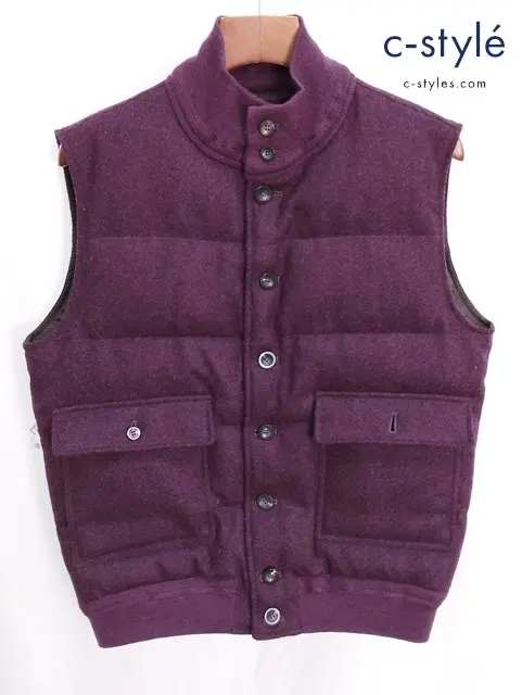 VALSTARINO バルスタリーノ ダウンベスト 48 ワインレッド イタリア製