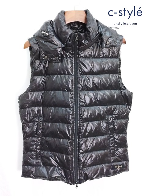 TATRAS タトラス ダウンベスト 04 ブラック MTA15S4335 フード着脱可