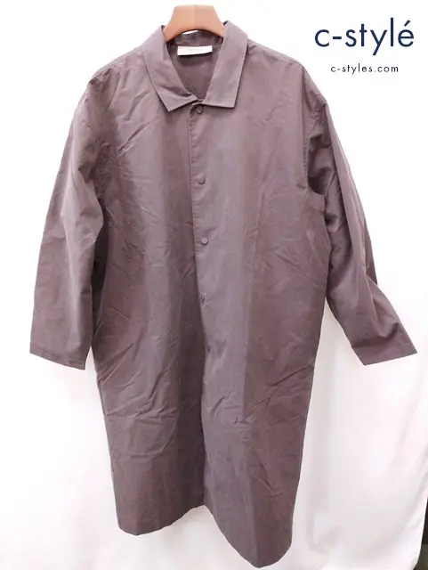 FOG ESSENTIALS エフオージーエッセンシャルズ バルカラーコート M あずき色