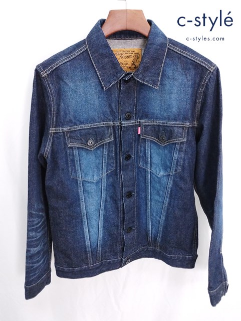HEAD GOONIE ヘッドグーニー デニムジャケット M インディゴ 綿100% 日本製 EB-0024