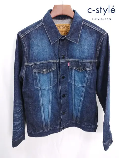 HEAD GOONIE ヘッドグーニー デニムジャケット M インディゴ 綿100% 日本製 EB-0024