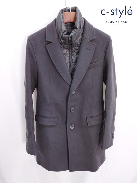 HERNO ヘルノ チェスターコート 44 パープル系 CA0045U
