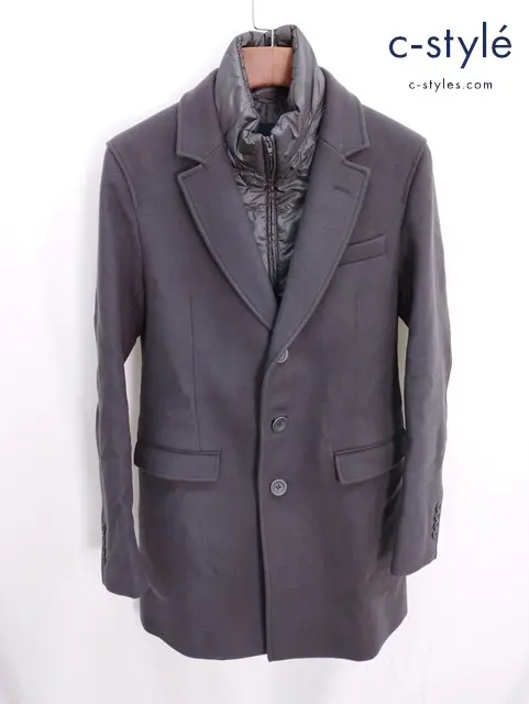 HERNO ヘルノ チェスターコート 44 パープル系 CA0045U