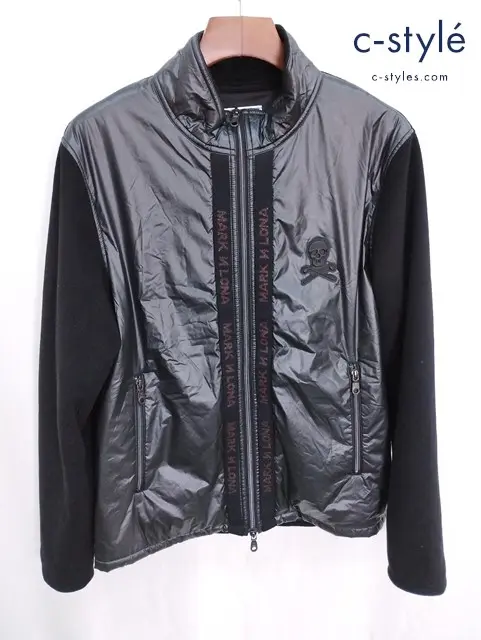 MARK&LONA マークアンドロナ Primal Combi Jacket 50 ブラック フルジップ ドクロ ダウン ML-18W-D10