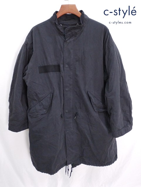 FREAK’S STORE フリークスストア モッズコート F ブラック ジップアップ ライナー付 203-3507