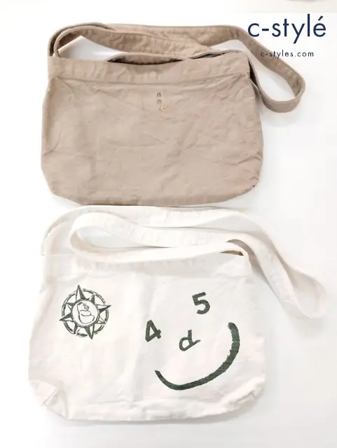 45R フォーティファイブアール ショルダーバッグ ベージュ系 ホワイト