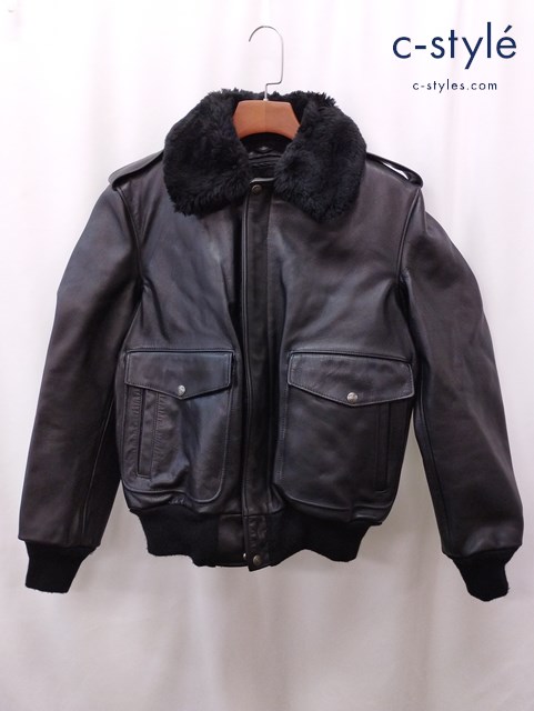 Schott ショット A-2 FLIGHT JACKET 184SM 34 ブラック ジャケット