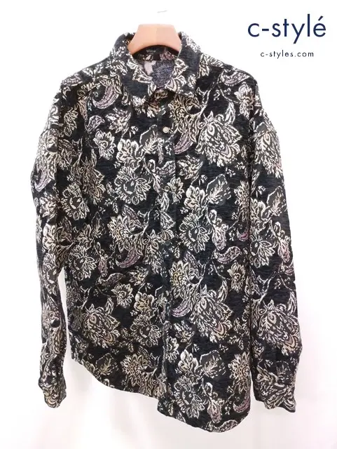 glamb グラム ゴブランジャケット L ブラック系 GB0320/JKT19 ポリエステル100% 日本製