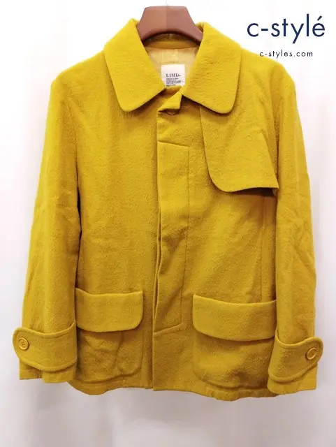 LIMI feu リミフゥ マスタードウールコート S イエロー系 LJ-J03-107 レディース